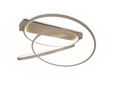 Plafón de techo Trio Darvin LED taupe 64cm 649110141