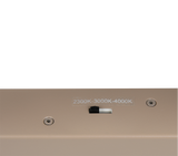 Plafón de techo Trio Darvin LED taupe 64cm 649110141
