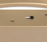 Plafón de techo Trio Darvin LED gold-colored 64cm 649110179