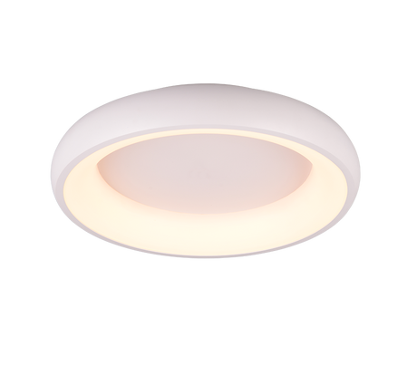 Plafón de techo Trio Cardona LED blanco mate regulable Ø46,5cm 649614531