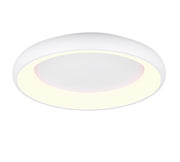 Plafón de techo Trio Cardona LED blanco mate regulable Ø62cm 649616031