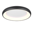 Plafón de techo Trio Cardona LED negro mate regulable Ø62cm 649616032