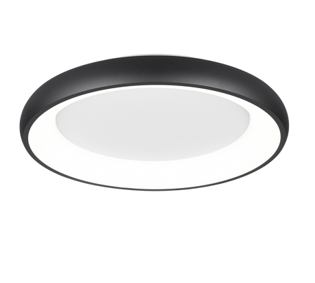 Plafón de techo Trio Cardona LED negro mate regulable Ø62cm 649616032 - vista 2