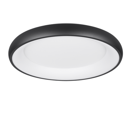 Plafón de techo Trio Cardona LED negro mate regulable Ø62cm 649616032 - vista 3