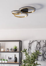 EGLO PLAFON CALLIERA NEGRO 4000K 49X45 EGLO901224