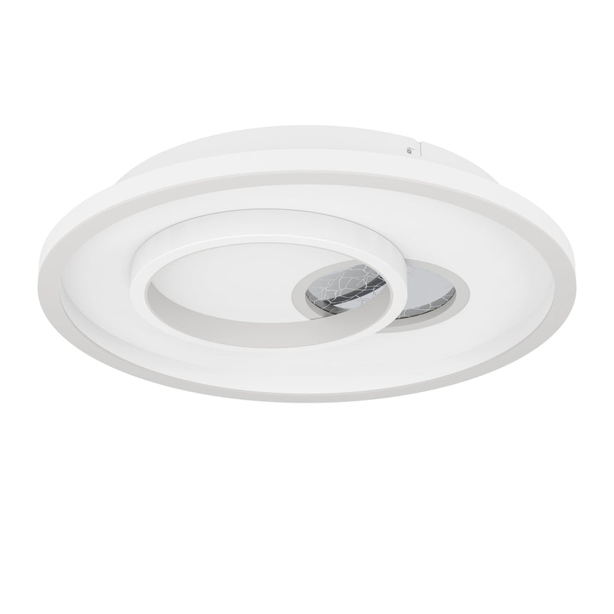 EGLO PLAFON TIRIOLO BL/PLATA 38* EGLO901246