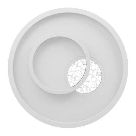 EGLO PLAFON TIRIOLO BL/PLATA 38* EGLO901246