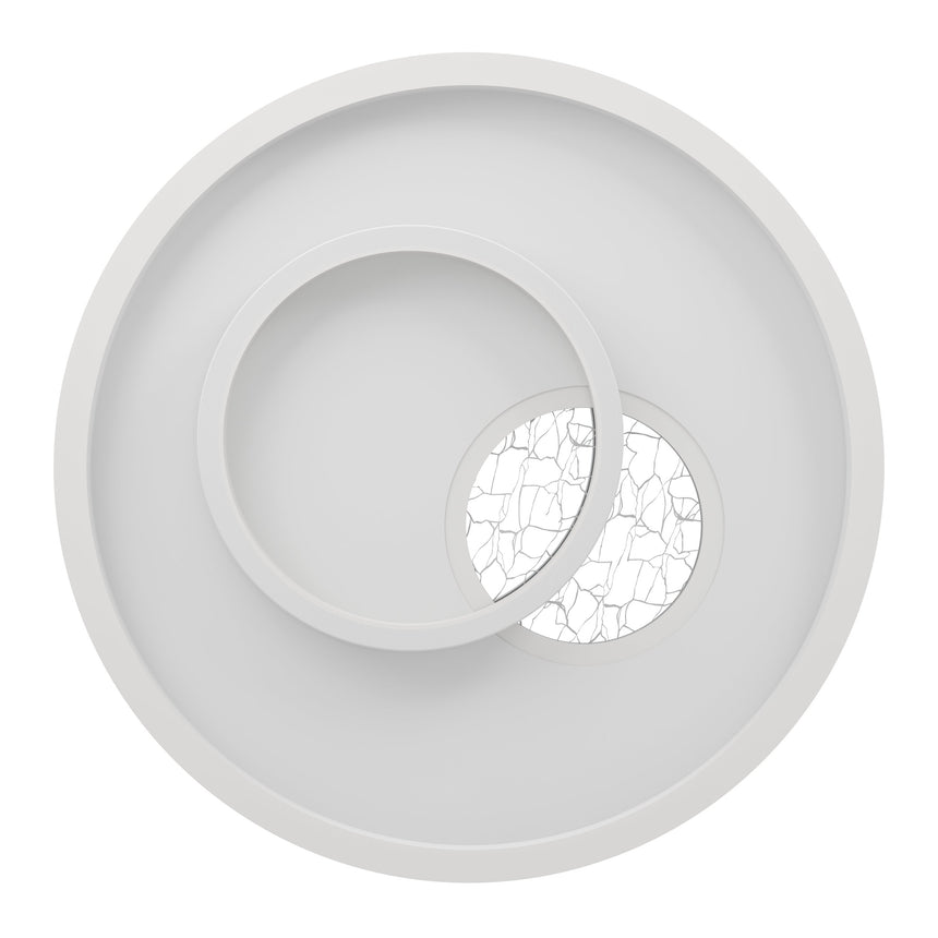 EGLO PLAFON TIRIOLO BL/PLATA 38* EGLO901246