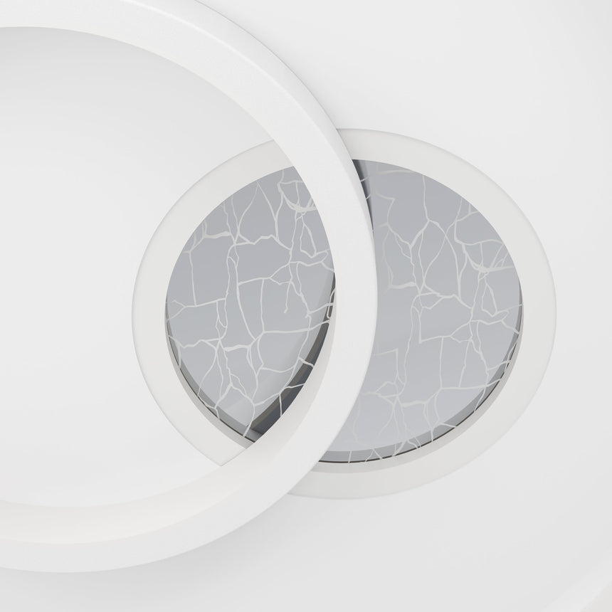 EGLO PLAFON TIRIOLO BL/PLATA 38* EGLO901246