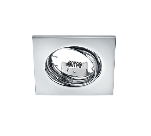 Plafón de techo Trio Jura cromo 8cm 650000106