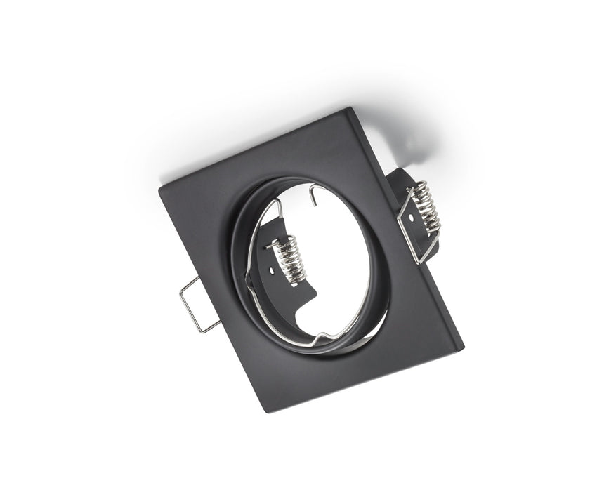 Plafón de techo Trio Jura LED negro mate 3000K 8cm 650000132
