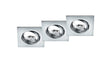 Plafón de techo Trio Jura LED cromo 3000K 8cm 650000306