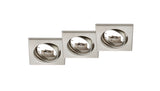 Plafón de techo Trio Jura LED níquel mate 3000K 8cm 650000307