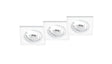 Plafón de techo Trio Jura LED blanco mate 3000K 8cm 650000331