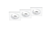 Plafón de techo Trio Jura blanco mate 8cm 650000331