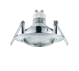 Plafón de techo Trio Jura LED cromo 3000K Ø8,3cm 650100106