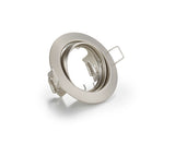 Plafón de techo Trio Jura LED níquel mate 3000K Ø8,3cm 650100107