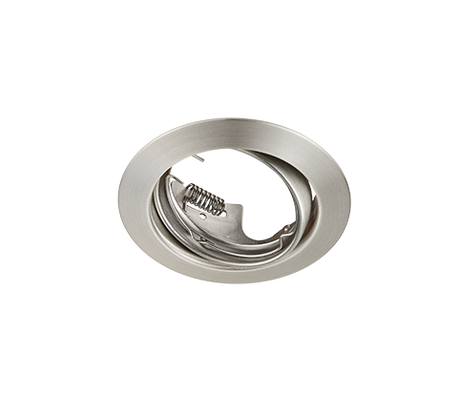 Plafón de techo Trio Jura LED níquel mate 3000K Ø8,3cm 650100107