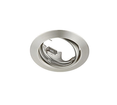 Plafón de techo Trio Jura LED níquel mate 3000K Ø8,3cm 650100107