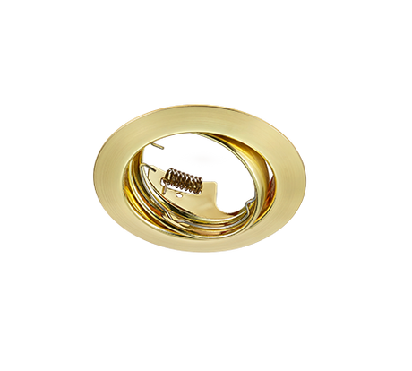 Plafón de techo Trio Jura LED latón mate 3000K Ø8,3cm 650100108