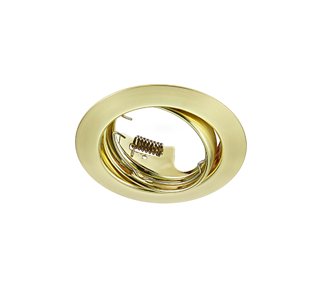 Plafón de techo Trio Jura LED latón mate 3000K Ø8,3cm 650100108