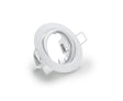 Plafón de techo Trio Jura LED blanco mate 3000K Ø8,3cm 650100131