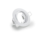 Plafón de techo Trio Jura LED blanco mate 3000K Ø8,3cm 650100131