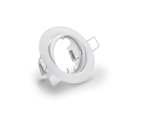 Plafón de techo Trio Jura LED blanco mate 3000K Ø8,3cm 650100131