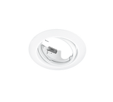 Plafón de techo Trio Jura LED blanco mate 3000K Ø8,3cm 650100131