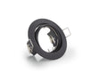 Plafón de techo Trio Jura LED negro mate 3000K Ø8,3cm 650100132