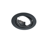 Plafón de techo Trio Jura LED negro mate 3000K Ø8,3cm 650100132