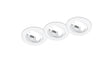 Plafón de techo Trio Jura LED blanco mate 3000K Ø8,3cm 650100331