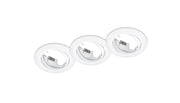 Empotrable redondo Trio Jura blanco mate Ø8,3cm 650100331
