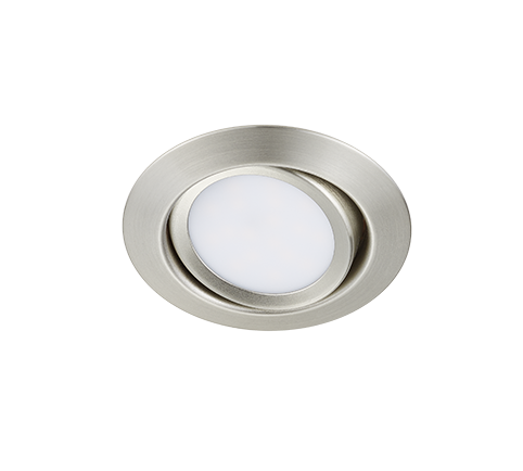 Trio Rila Recessed LED in matt nickel metal 650310107