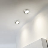 Trio Rila Recessed LED in matt nickel metal 650310107