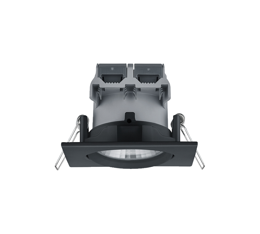 Trio Pamir Recessed LED metal mat black 650410132