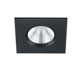 Downlight empotrable de exterior Trio Zagros LED negro mate 3000K regulable IP65 650610132