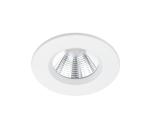 Downlight empotrable de exterior Trio Zagros LED blanco mate 3000K regulable IP65 650710131