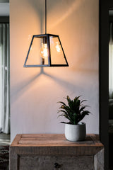 Faro ROSE Lámpara colgante negra 65082