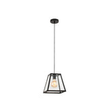Faro ROSE Lámpara colgante negra 65082
