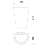 Mantra Teja Aplique exterior IP54 blanco 6508