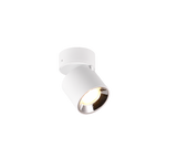 Plafón de techo Trio Guayana LED blanco mate 3000K Ø8,7cm 651000131