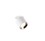 Plafón de techo Trio Guayana LED blanco mate 3000K Ø8,7cm 651000131