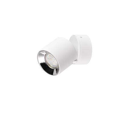 Plafón de techo Trio Guayana LED blanco mate 3000K Ø8,7cm 651000131