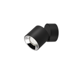 Plafón de techo Trio Guayana LED negro mate 3000K Ø8,7cm 651000132