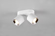 Plafón de techo Trio Guayana LED blanco mate 3000K 18cm 651000231