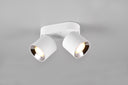 Plafón de techo Trio Guayana blanco mate 18cm 651000231