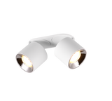 Plafón de techo Trio Guayana LED blanco mate 3000K 18cm 651000231