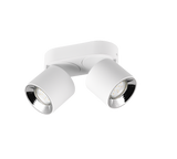 Plafón de techo Trio Guayana LED blanco mate 3000K 18cm 651000231