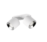 Plafón de techo Trio Guayana LED blanco mate 3000K 18cm 651000231
